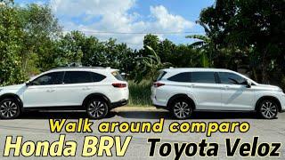Honda BRV and Toyota Veloz | Quick walk around comparo #hondabrv #toyotaveloz #7seater
