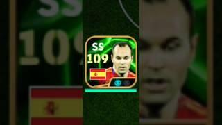 109 Rated Andres Iniesta️#efootball #efootball2025 #efootballmobile #shortvideo #trending