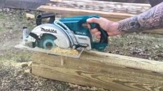 Makita DRS780Z, 7-1/4" Brushless 36V Rear Handle Circular Saw