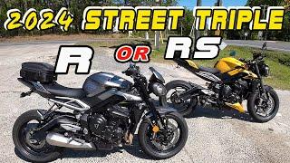 2024 Triumph Street Triple R or RS... Lets Compare