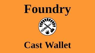 Import wallet into Foundry script using cast