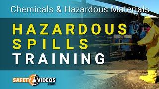 Hazardous Spills Training from SafetyVideos.com