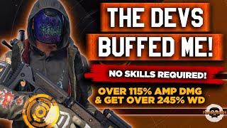 The Devs BUFFED this so HARD!! STRIKER PVE BUILD with NO SKILLS REQUIRED! - Division 2 - TU16