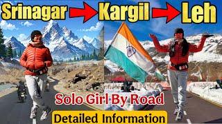 Srinagar to Leh by road solo trip | explore roads | Kargil kaise jaye | sonmarg |kargil war memorial