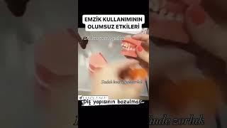 ÇOCUKLARDA EMZİK KULLANIMININ OLUMSUZ SONUÇLARI #shorts