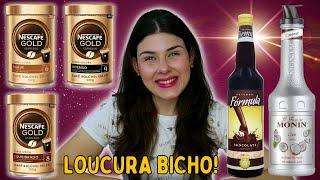 NESCAFÉ GOLD, PURÊ DE COCO MONIN, XAROPE DE CHOCOLATE FÓRMULA| VALE MEU RICO DINHEIRINHO?