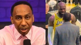 Stephen A Smith reveals what LeBron James said to him during heated confrontation