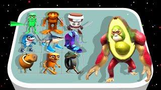 New | Brainrot Merge  Evolution 3d| TUNG TUNG SAHUR Anomoli, Merge Battle - Gameplay Walkthrough |10
