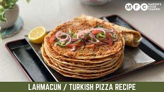 Lahmacun Recipe / Turkish Pizza / Meat Pides / 2 Easy Methods With Pan & Oven!!!