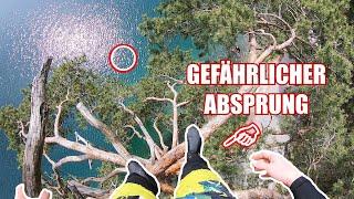 Sprünge aus dem Baum!! // Ropeswing & Klippenspringen Schloss Neuschwanstein