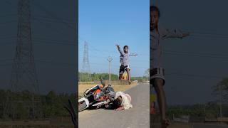 Bhai Ho To Aisa ️ || Sumon Stunts #shorts #ktm #zx10r #youtubeshorts