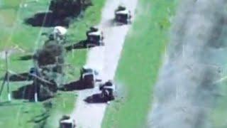 Battle of two BTR-82A with 19 Ukrainian armored personnel carriers, Kursk region
