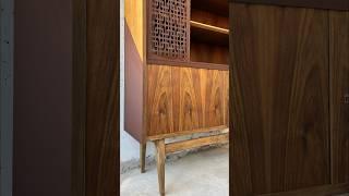 Сервант До и После️ #перекраскамебели #редизайн #реставрациямебели #furnituredesign #фрезеровка