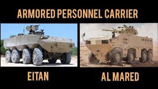 EITAN (Israel) vs. AL MARED (Jordan) 8x8 APC Military Comparison