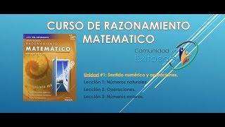 1 Matemáticas GED en Español (Lecciones 1-3)Números naturales y enteros
