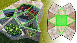 RUST - HI TECH BUNKER ( SOLO / DUO BASE DESIGN )