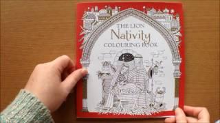 The Lion Nativity Colouring Book by Antonia Jackson and Felicity French Flip through