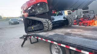 New 80k Kubota 97-2 off the lot onto trailer ready for action #landclearing #forestry #money