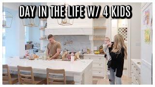 DAY IN THE LIFE WITH 4 KIDS + NIGHT TIME ROUTINE | Tara Henderson