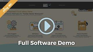 Full Software Demo of Bloggin' Ninja marketing platform