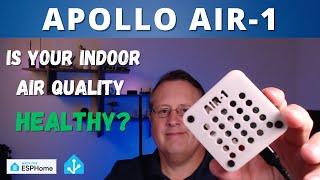 Air Quality Alerts when unhealthy using the Apollo Automation AIR-1 and Home Assistant.