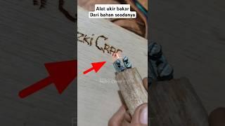 ideas for making burnt painting tools from simple materials #short #tutorial #idea