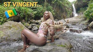 I CANT BELIEVE THIS IS ST. VINCENT !! OUTDOOR WATERFALLS CRABS COOKING !!