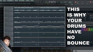 The Secret To Bouncy Drums | FL Studio Tutorial