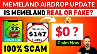 MEMELAND AIRDROP UPDATE  TOMARKET LISTING DATE  MAJOR NEW UPDATE MAJOR PRICE MEMELAND WITHDRAWAL