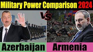 Armenia vs Azerbaijan Military Power Comparison 2024 | Azerbaijan vs Armenia Military Power 2024