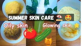 DIY Oily Skin Summer Skincare Recipes You NEED to Try NOW || Glimmer&glow#summerskincare