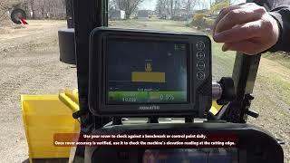 Komatsu/Topcon - Blade Height Adjustment