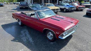 Test Drive 1966 Chevelle SS Convertible $39,900 Maple Motors #2693