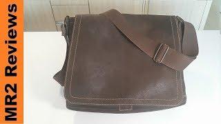 David King & Co  Full Flap Messenger Distressed Leather Bag Review 6152C