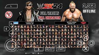 Game WWE 2K24 PPSSPP Android Offline Graphics HD Full Character Mod Smackdown 2011 | V3 Gameplay