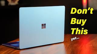 Why did Microsoft release this...? Snapdragon X Elite Copilot+ Surface Laptop