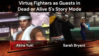 Virtua Fighters in Dead or Alive 5 Story Mode Comparison