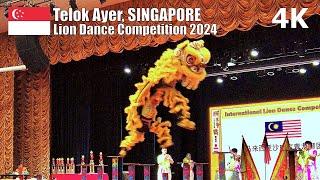 Amazing Leaping Lions! Lion Dance Competition - CNY2024, Singapore  - Virtual Show [4K]