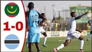 Mauritania vs Botswana (1-0), Sidi Amar Goal Results | Highlights Africa Cup Of Nations Qualifiers.