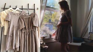 Finding Peace and Purpose | Sewing a Whimsical Dress | Simple Slow Fashion Vlog