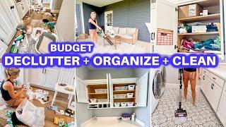 NEW! DECLUTTER + ORGANIZE + CLEAN WITH ME | CLEANING MOTIVATION | HOME ORGANIZATION | DOLLAR TREE