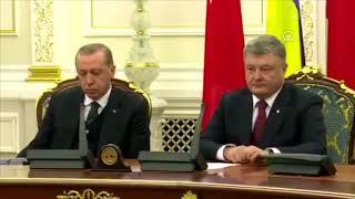 Эрдоган уснул во время пресс-конференции с Порошенко