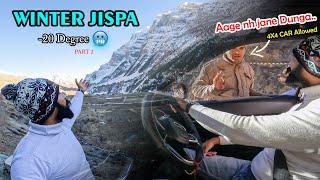 Manali to Jispa via Keylong | -16° Temp | Sissu Waterfall | Atal Tunnel |  Manali Snowfall 2023