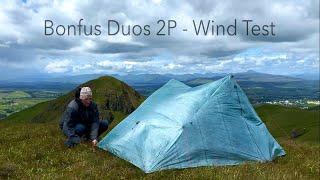 Ultralight Tent BONFUS DUOS 2P - Wind Test