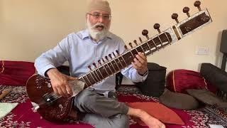 Playing Krintan on Sitar 6/8