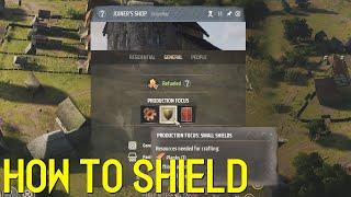 How to Make Small & Large Shields in Manor Lords (Guide)