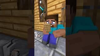 Steve is sad  Goodbye Alex? #minecraft #minecraftshorts