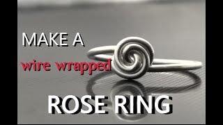 How to Make A Wire Rose Ring | DIY