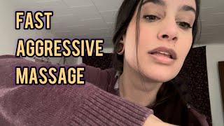 ASMR Fast & Aggressive Massage (Shoulders, Arms, Neck)