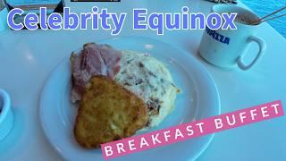 Celebrity Equinox Breakfast Buffet Walk #cruisevlog